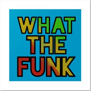 WTFunk (Black Outline) Posters and Art